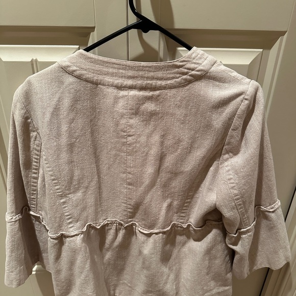 Chico's Beige Button-Up Jacket - Picture 3 of 3